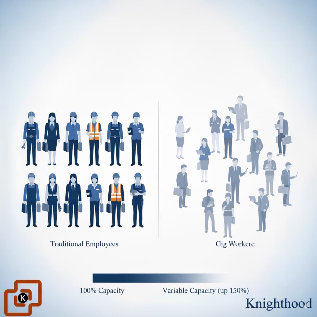 The Hidden Math of Gig Economics: Why Your 10-Person Team Actually Costs 15