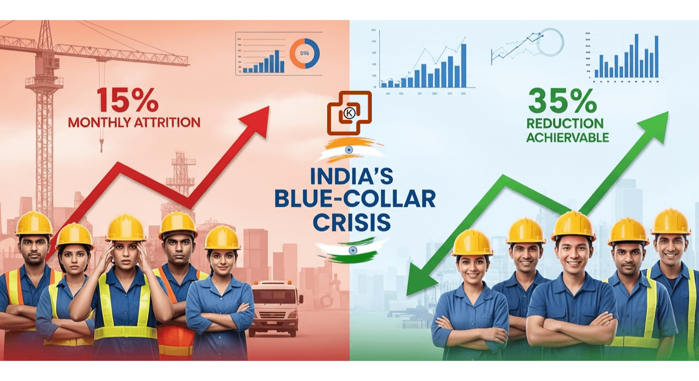 India's Blue-Collar Attrition Crisis: Strategic Framework for Sustainable Workforce Management